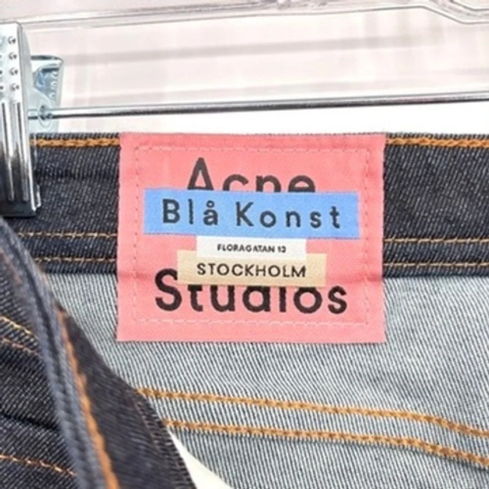 Acne Studios Climb Indigo Slim Tapered Stretch Denim Skinny Jeans Dark 28x30‎